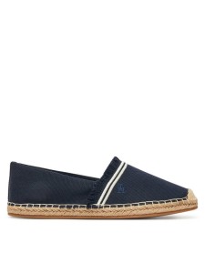 Tommy Hilfiger Espadryle Fringe Canvas Closed Espadrille FW0FW08881 Granatowy