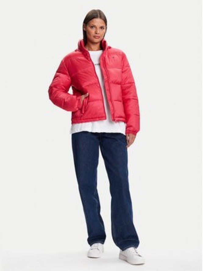 Tommy Jeans Kurtka zimowa DW0DW21619 Czerwony Relaxed Fit