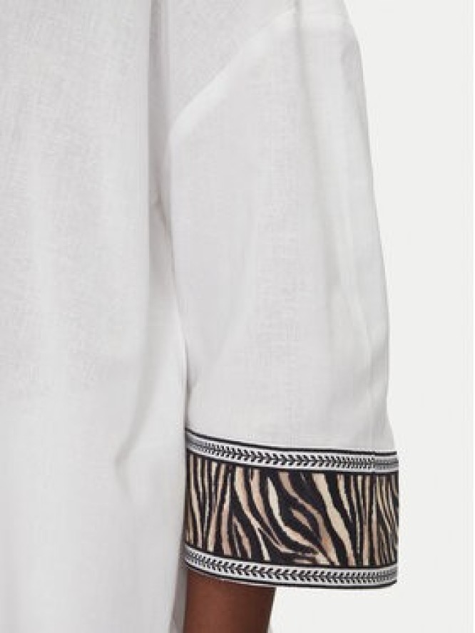 LOLA CASADEMUNT Koszula LS2515036 Biały Relaxed Fit