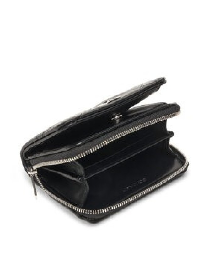 Calvin Klein Portfel Quilted Flap Zip Around LV04F1124G Czarny