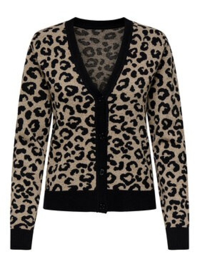 ONLY Kardigan Leo 15349819 Brązowy Regular Fit