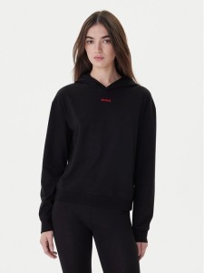 Hugo Bluza 50490594 Czarny Relaxed Fit