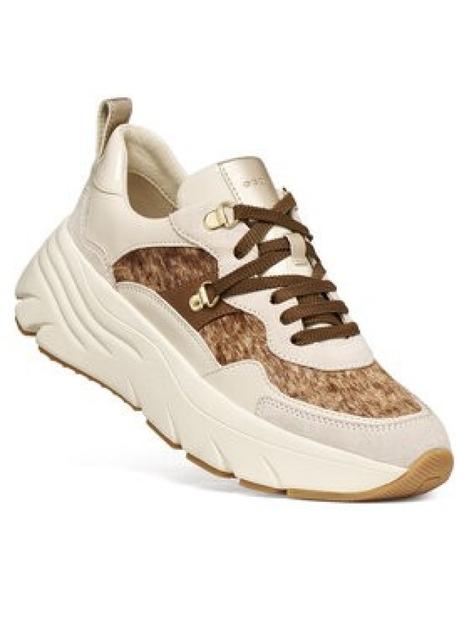 Geox Sneakersy D Diamanta D36UFE 0QS22 C1S5V Biały