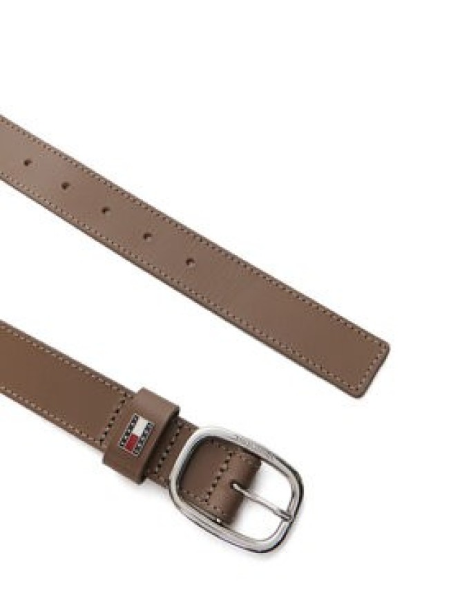 Tommy Jeans Pasek Tjw Oval 3.0 AW0AW15836 Brązowy