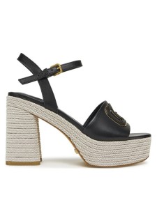Guess Espadryle FLJFML LEA03 Czarny