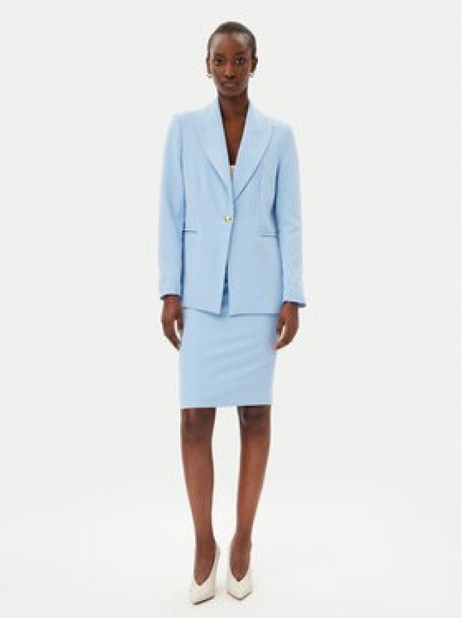 Maryley Spódnica ołówkowa 25EB701/43MA Błękitny Regular Fit