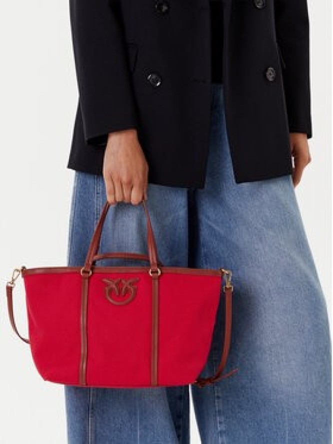 PINKO Torebka Miranda Shopper Classic PE 25 PLTT 104714 A2G2 Czerwony