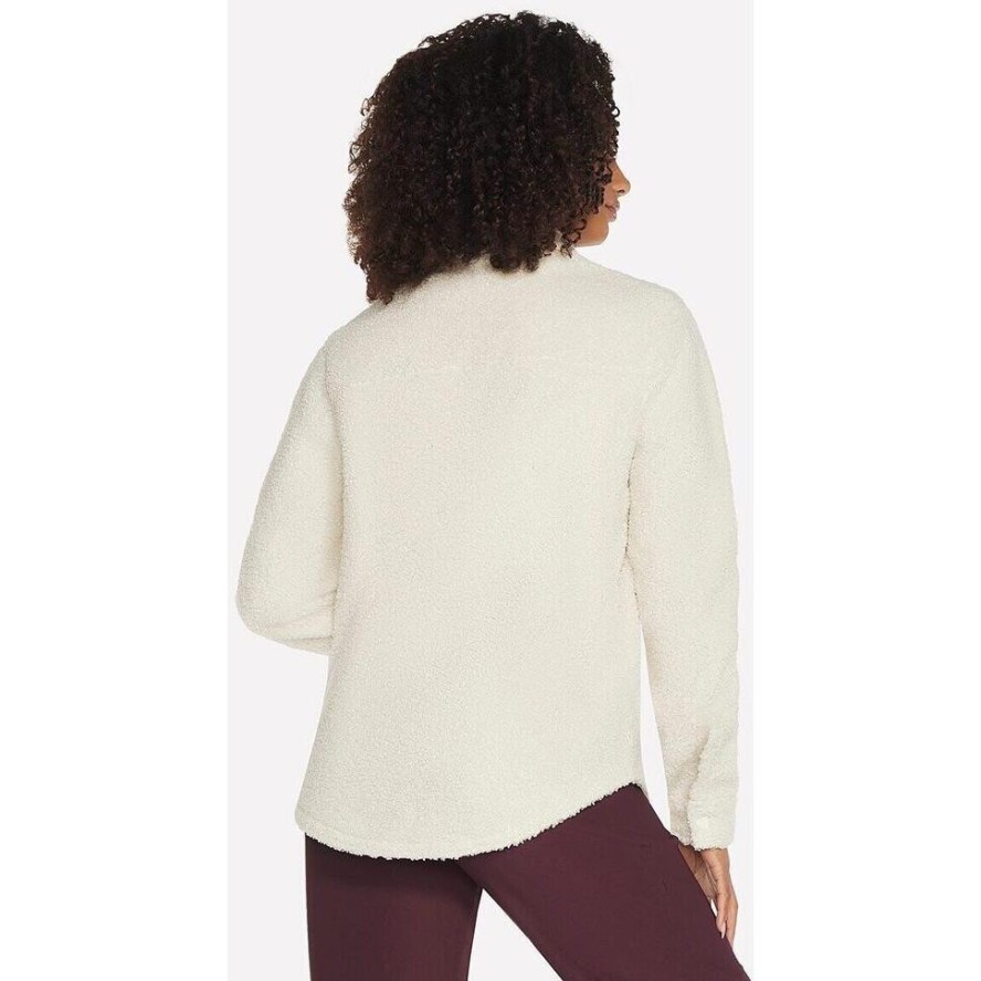 Kurtka damskie Skechers Sherpa Shacket