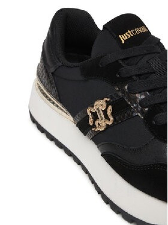 Just Cavalli Sneakersy 80RA3SJ2 ZSE68 Czarny