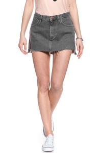 SPÓDNICA JEANSOWA WRANGLER RETRO SKIRT GREY MULES W241RJ24R 112127920