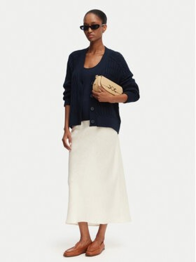 Tommy Hilfiger Kardigan WW0WW50078 Granatowy Relaxed Fit