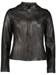 7eleven Skórzana kurtka "Leika" w kolorze czarnym rozmiar: 44