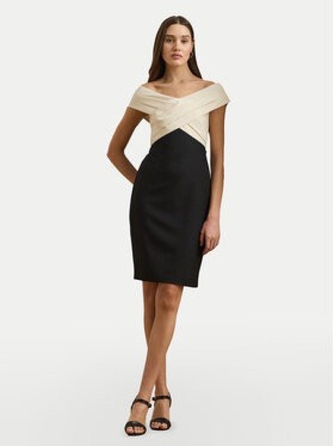 LAUREN RALPH LAUREN Sukienka koktajlowa 253963476001 Czarny Slim Fit