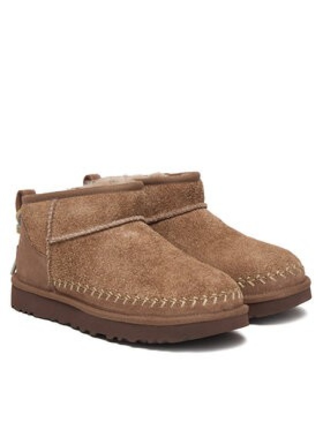 Ugg Śniegowce W Classic Ultra Mini Biarritz 1171538 Beżowy