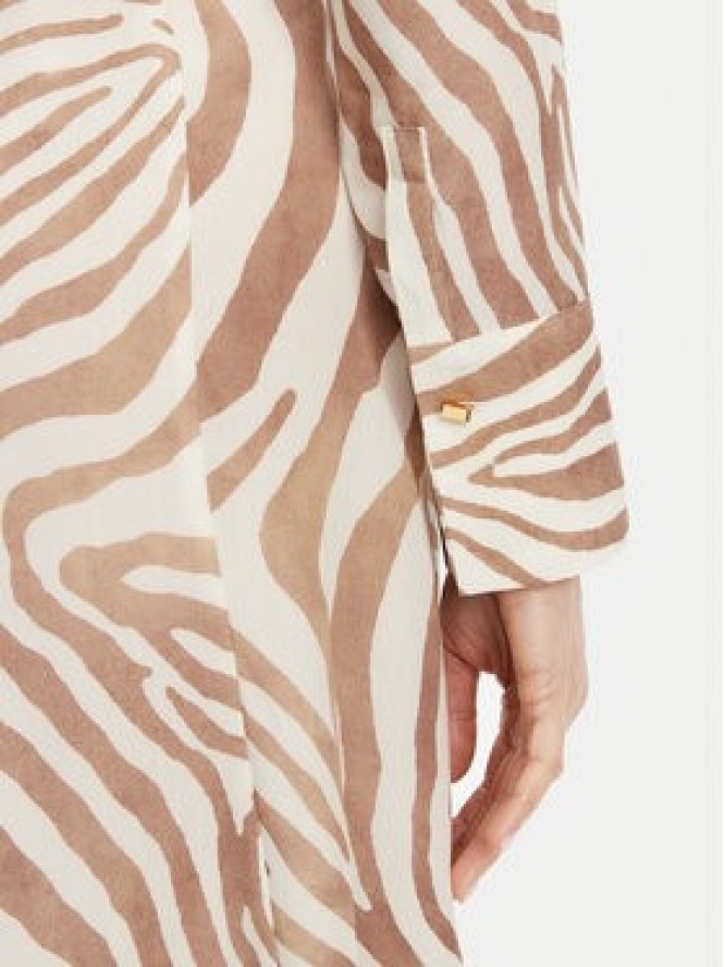 Marciano Guess Sukienka koszulowa 5GGK08 7314A Beżowy Regular Fit