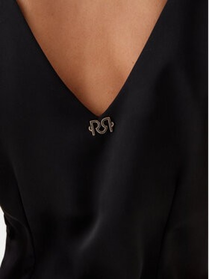 Rinascimento Sukienka koktajlowa CFC0122928003 Czarny Regular Fit