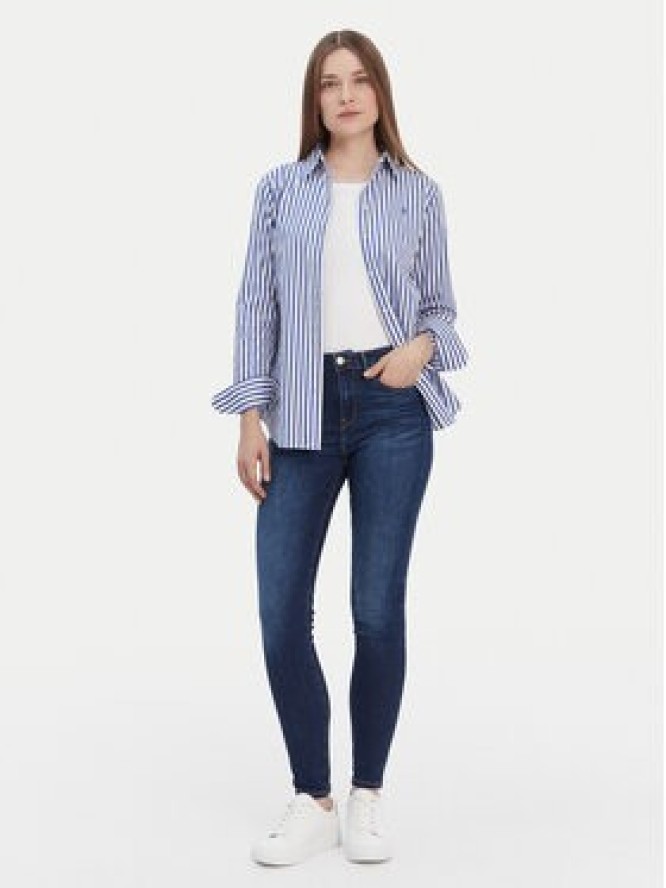 Tommy Hilfiger Jeansy WW0WW45010 Granatowy Slim Fit