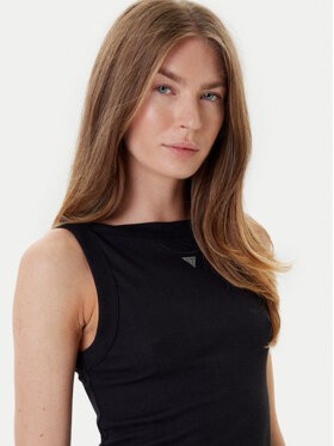 Guess Top W5RP16 KCNH2 Czarny Regular Fit