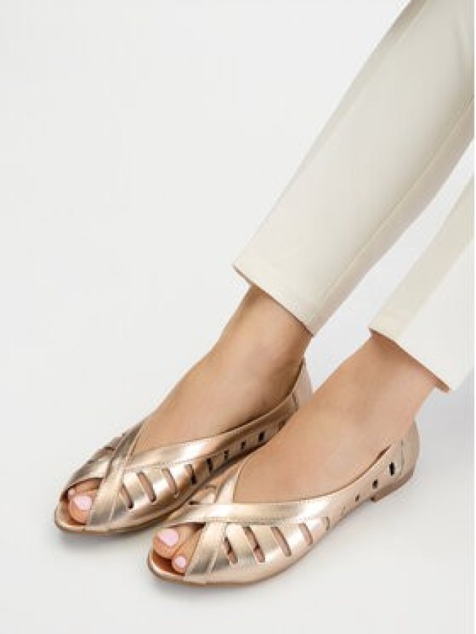 Lasocki Baleriny CEO-RST-ERICA-66 Złoty