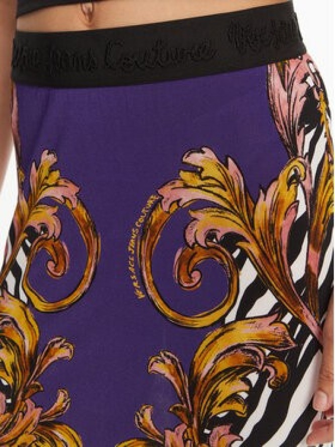 Versace Jeans Couture Spódnica ołówkowa 78HAE8P6 Fioletowy Slim Fit