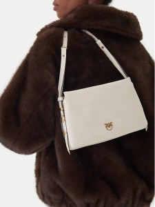 PINKO Torebka Triplet Mini AI 25-26 PLTT 105883 A0QO Écru