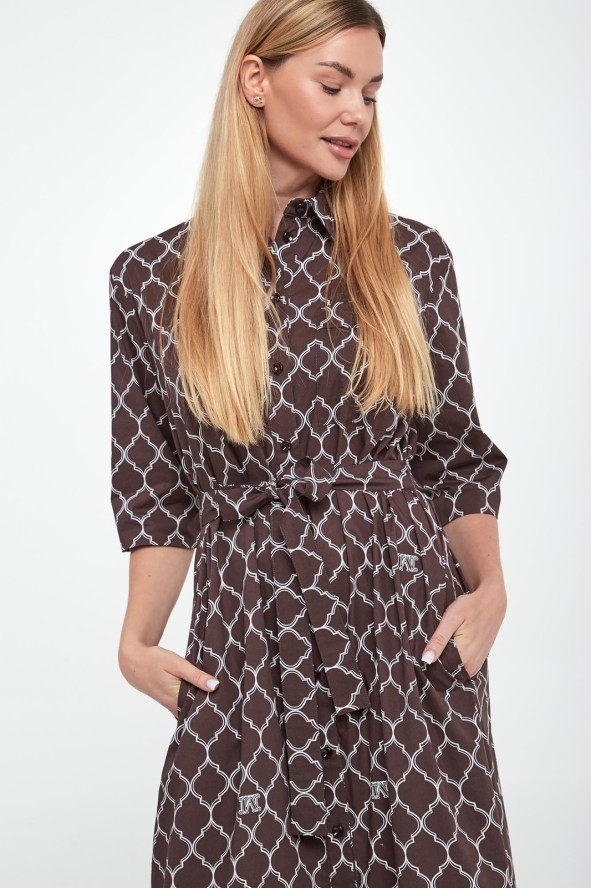 Sukienka midi Daniel MAX MARA BEACHWEAR