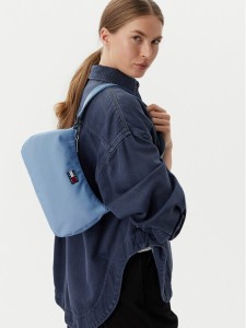 Tommy Jeans Torebka Tjw Ess Daily Shoulder Bag AW0AW18768 Niebieski jasny
