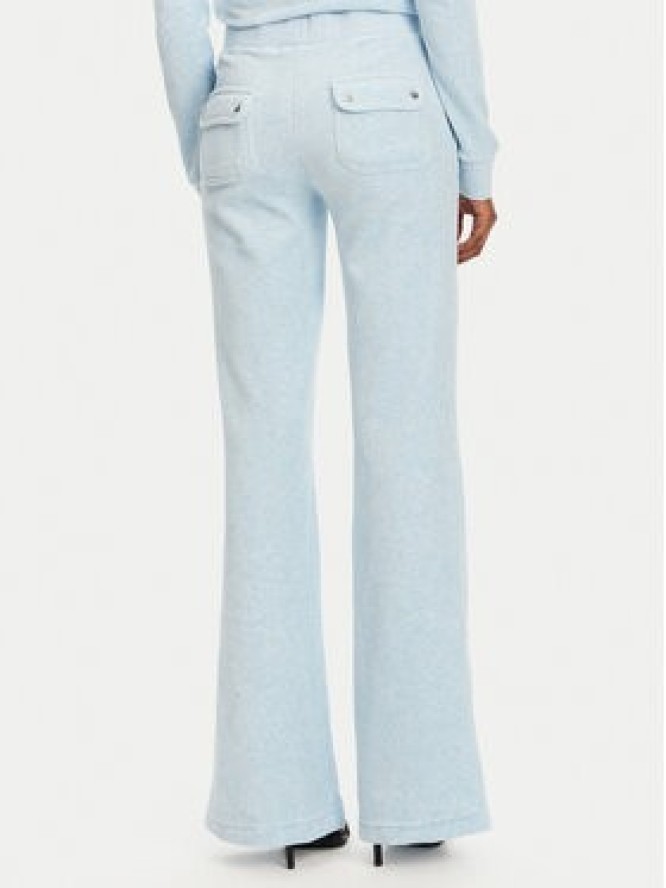 Juicy Couture Spodnie dresowe Layla JCSEBJ001 Błękitny Flared Leg