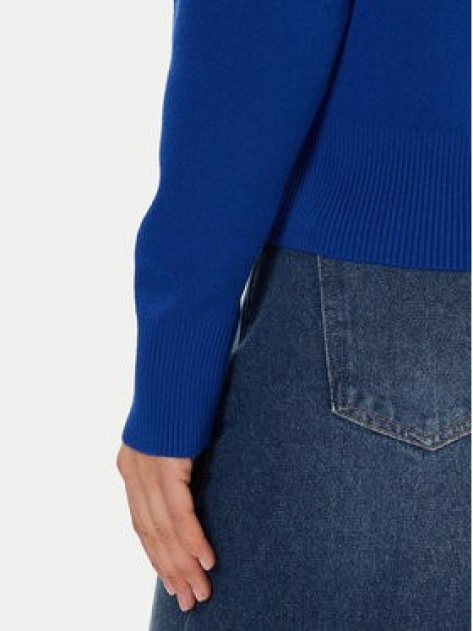 Vero Moda Sweter Gold Art 10332206 Niebieski Regular Fit