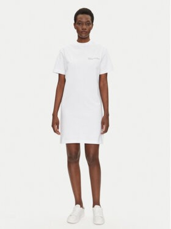 Karl Lagerfeld Jeans Sukienka codzienna A2W13036 Biały Regular Fit