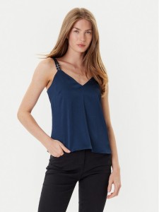 Morgan Top 242-OLAFI Niebieski Slim Fit