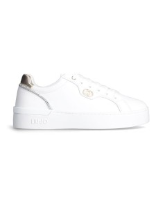 Liu Jo Skórzane sneakersy w kolorze złoto-białym rozmiar: 39