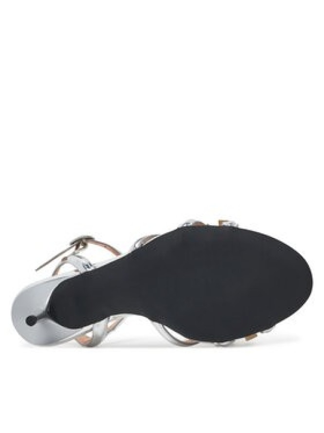 LOVE MOSCHINO Sandały JA16096G1MJE190A Srebrny