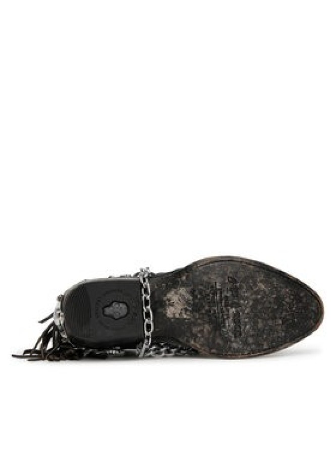 NEW ROCK Kowbojki M-WSTM003TES-S1 Czarny