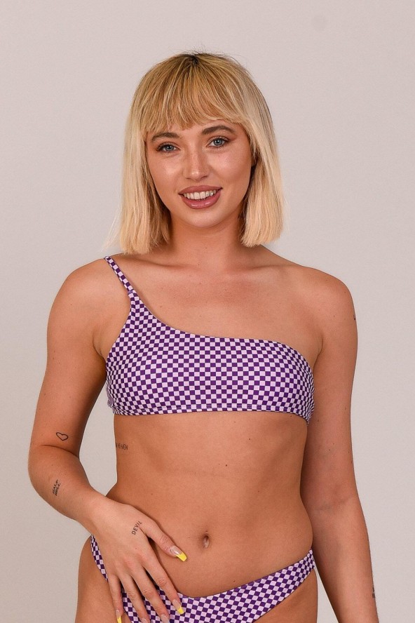 Szach-mat Bikini Top z odkrytymi ramionami