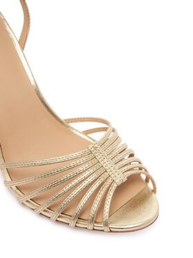 LAUREN RALPH LAUREN Sandały 802P15739001 Złoty