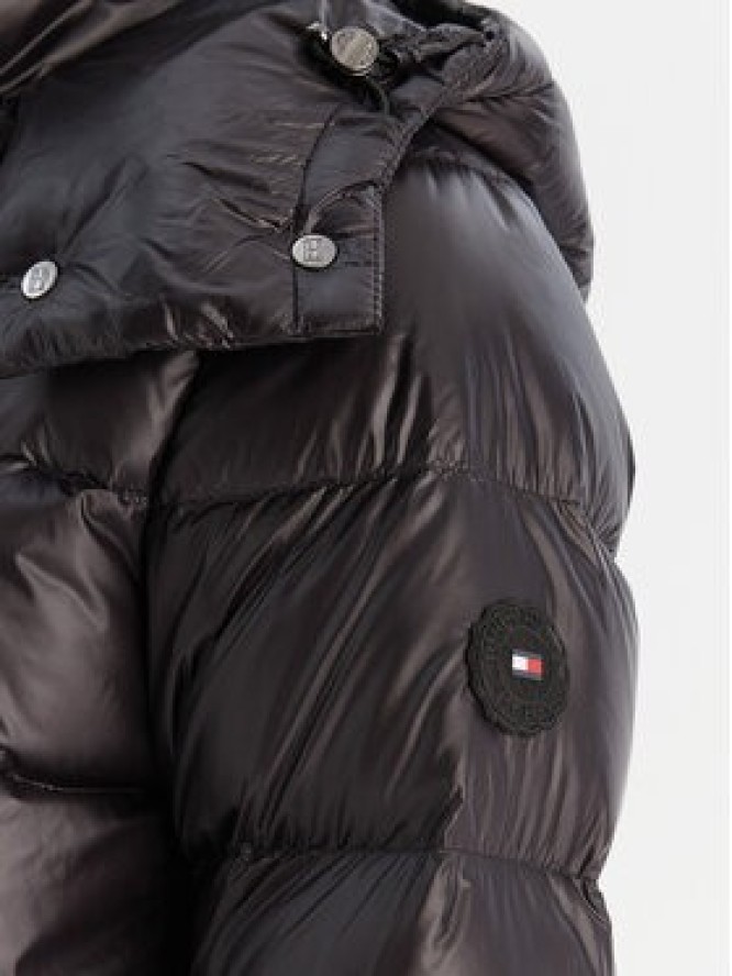 Tommy Hilfiger Kurtka puchowa Gloss WW0WW47355 Czarny Regular Fit