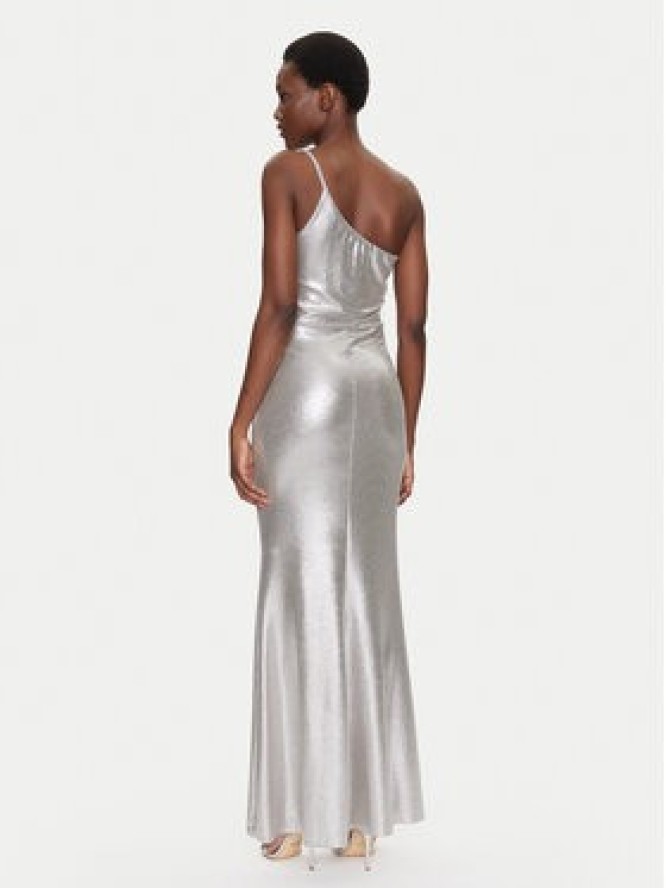 Rinascimento Sukienka wieczorowa CFC0019900002 Srebrny Regular Fit