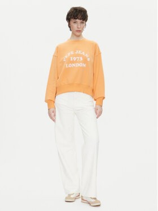Pepe Jeans Bluza Venus PL581487 Pomarańczowy Loose Fit
