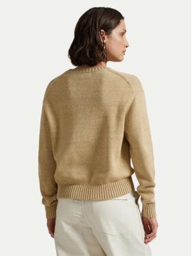 Polo Ralph Lauren Sweter 211972121001 Beżowy Relaxed Fit