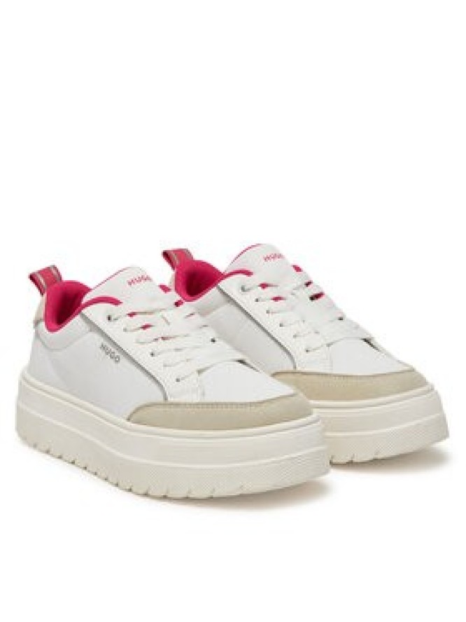 HUGO Sneakersy Lyssa Tenn 50536343 Biały