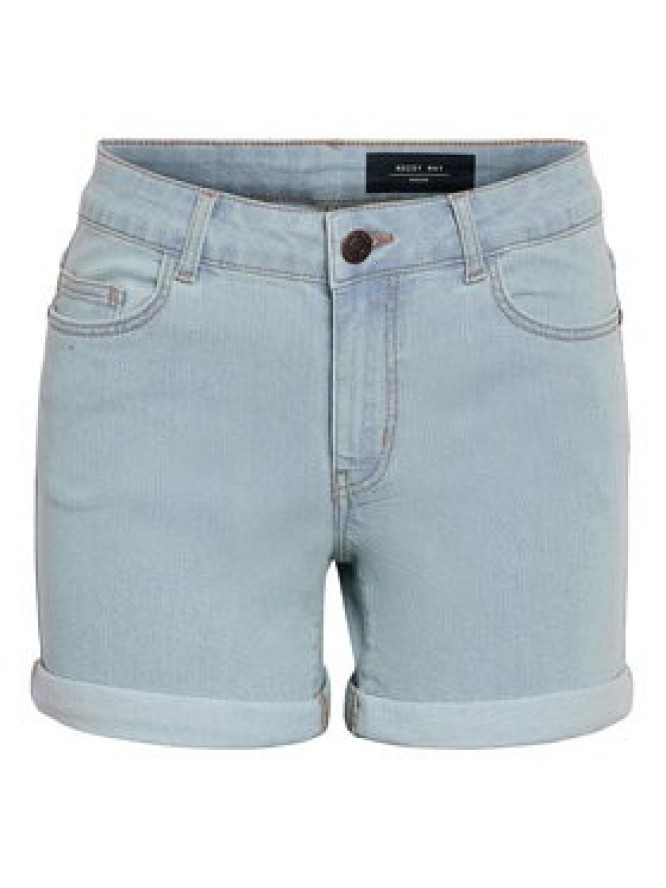 Noisy May Szorty jeansowe Debby 27032491 Niebieski Slim Fit