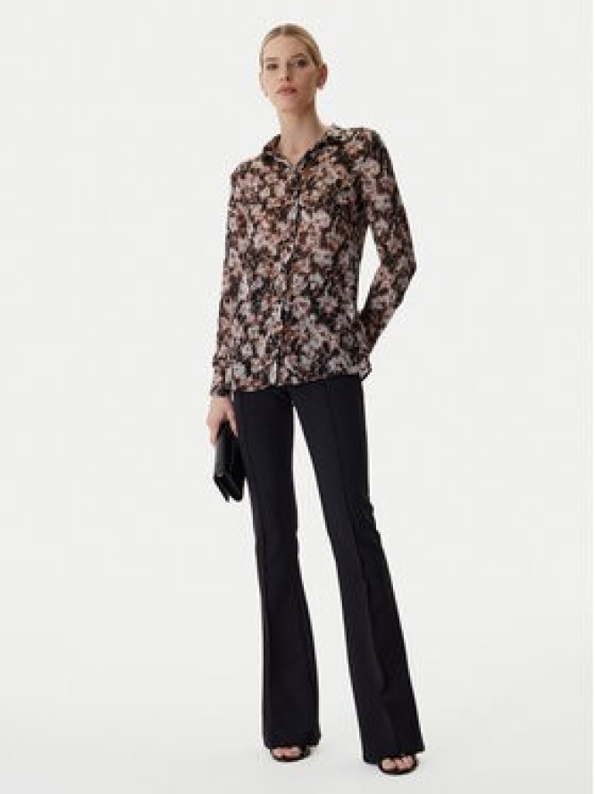 Guess Koszula W6RH73 WDW82 Brązowy Regular Fit