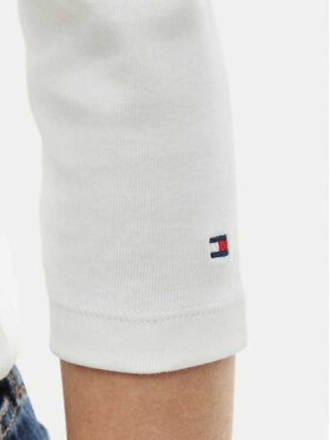 Tommy Hilfiger Bluzka WW0WW49629 Écru Slim Fit