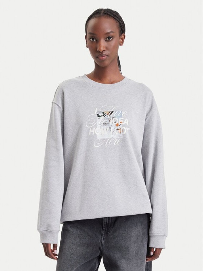 HUGO Bluza Classic Crew_B_5 50575981 Szary Regular Fit