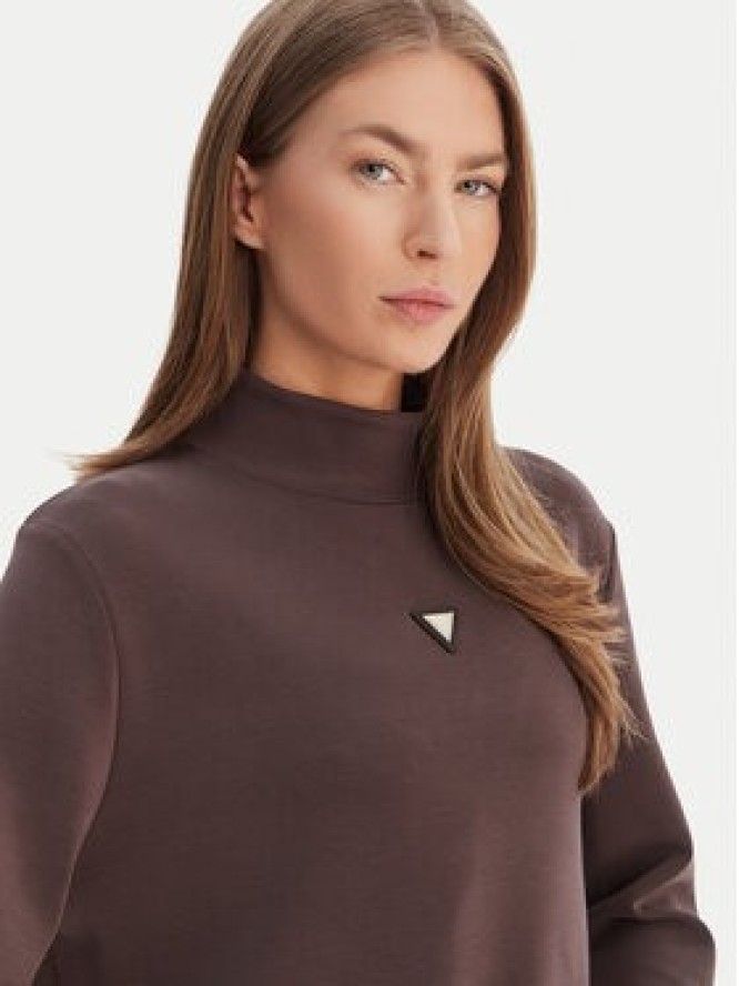 Guess Bluza V4YQ05 KCAY2 Brązowy Regular Fit