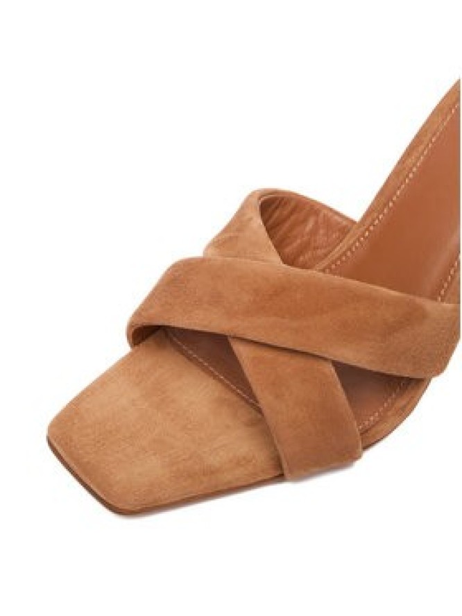 GINO ROSSI Klapki EO-GL95F-970 Brązowy