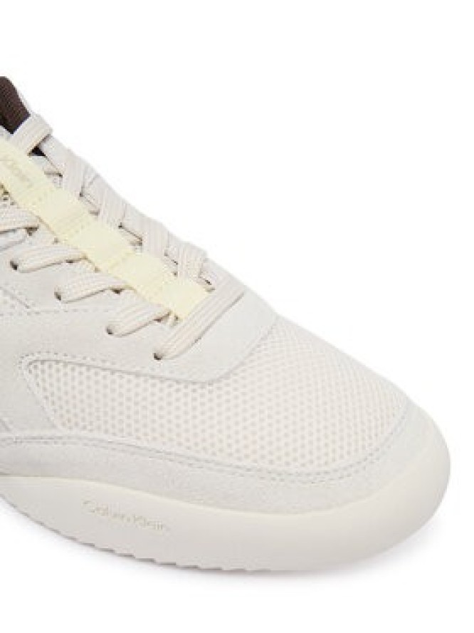 Calvin Klein Sneakersy Low Pro Runner Refl Mesh Sue HW0HW03100 Kremowy
