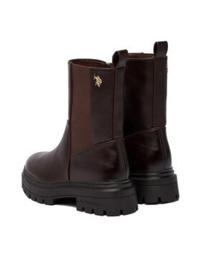 U.S. Polo Assn. Botki EO-SVETA003W/GYE1 Brązowy