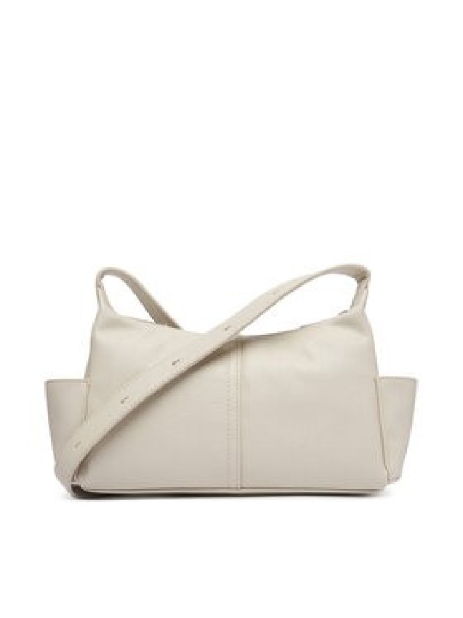 Calvin Klein Torebka Pockets Monologo Crossbody LV04F3687G Kremowy